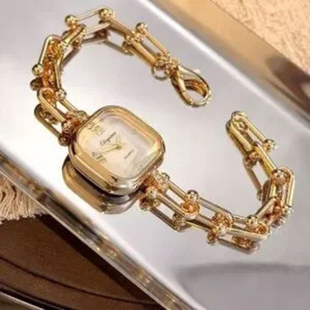 Luxury Gold Link Bracelet Watch